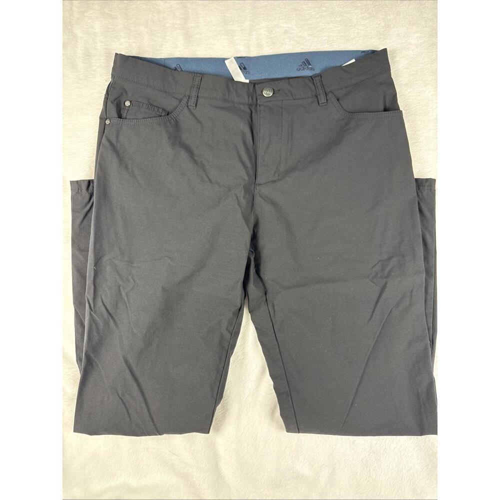 Adidas Golf Go To 5 Pocket Tapered Fit Pants Men's Size 35x32 Black Performance